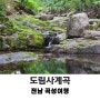 전남 곡성 가볼만한곳 광주근교 도림사계곡 그리고 도림사