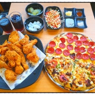 전북 도청 맛집 치킨과 피자를 먹을 수 있는 피자마루 전북도청점