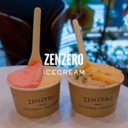 ZENZERO / 젠제로 / 강남구청역 / 젤라또 아이스크림