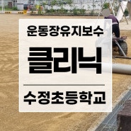 수정초등학교 운동장클리닉작업 (22.08.16 작업)