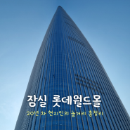 [서울 여행] 잠실 롯데월드몰 - 놀거리 총정리 (ft. 흡연구역)
