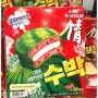 트레이더스 신상품 여름한정판 오리온 초코파이 수박맛 간식 리뷰