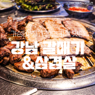 강남역 단체회식 하기 좋은 갈매기살 맛집 강남 갈매기