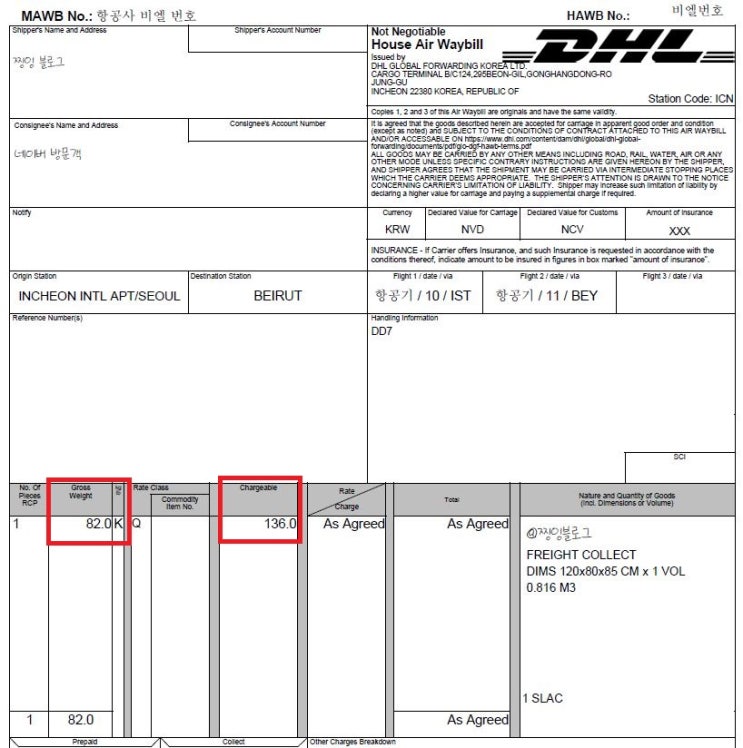 무역 용어. Gross Weight (GW), Net Weight 무게단위, 중량 서류랑 꼭 일치? : 네이버 블로그