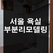 서울 동작구 빌라 욕실 부분 리모델링