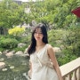 오세영 사복 패션 옷, 인스타그램 온앤온 아이보리 여름 원피스로 여자 코디