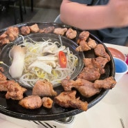 홍대상수 맛집 구워져나오는 고기집, 고고갈비