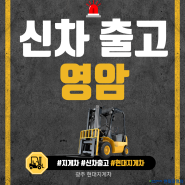 [신차 출고] 전남 영암. 7톤 디젤 출고 후기 리뷰. 광주현대 지게차
