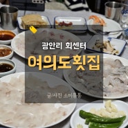 광안리맛집 여의도횟집 성진회센터 후기(드론쇼 뷰맛집)