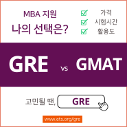 [GRE for MBA] MBA에 GMAT 제출하면 Writing을 따로 또 봐야된다고?