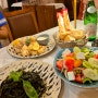 [유럽여행] 오징어먹물파스타 & 오징어튀김이 맛있는 베네치아 맛집 'La piazza' / 수소젤라또 맛 추천!