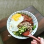 오이참치비빔밥 만들기 _ 멸치톳밥으로 영양 UP! 오이, 캔 참치로 만드는 초간단 비빔밥