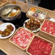 가정중앙시장역 맛집 퀄리티 좋은 무한리필 샤브올데이 가정점 방문 후기