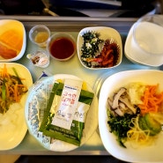태국여행 대한항공 방콕 기내식 한국식 채식 과일식 특별 기내식 기내서비스