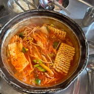 안양1번가 찌개마을502 24시간 영업이라 돼지고기 김치찌개 아침식사 가능 한 식당