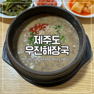 제주도 찐맛집 우진해장국