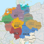 신성로마제국 구성국가-독일왕국 5부족공국-작센공국,프랑켄공국,슈바벤공국,바이에른공국,로트링겐공국,로렌공국