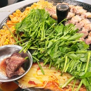 양주 옥정동 맛집, 현지인 점심 미나리 삼겹살 목구멍 양주점