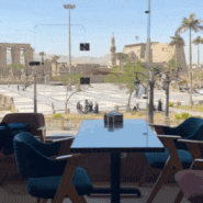 [Luxor] 룩소르 여행, 맛집 Aboudi Coffee Break 룩소르 신전이 보이는 쿠나파 카페