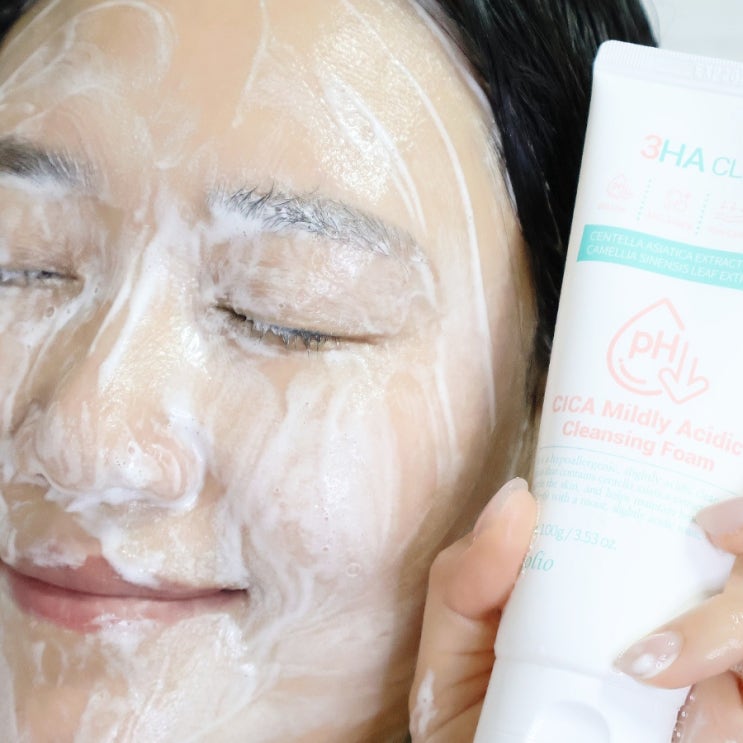 약산성 폼클렌징 추천 3HA 예민한 피부가 써 본 후기 : 네이버 블로그