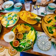 베트남 다낭 한시장 맛집 추천 티엔킴 왕갈비 쌀국수 반쎄오