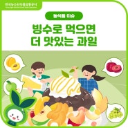 집에서 간단하게 만드는🍓과일 빙수🍨빙수로 먹으면 좋은 여름 과일(살구, 초록사과, 자두, 샤인머스캣)