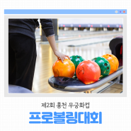 제2회 홍천 무궁화컵 프로볼링대회를 진행합니다!