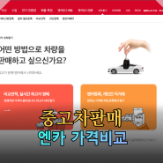 중고차견적 엔카비교견적으로 간편하게 받아보세요