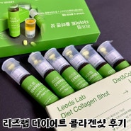 리즈랩다이어트콜라겐샷 체지방감소와 피부보습 한번에 관리중