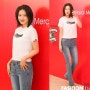 [패션엔 포토] 아이브 안유진, 티셔츠와 청바지! 청순한 워너비 여친룩 '한남동이 들썩'