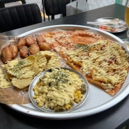샤로수길 맛집 | 레코드 피자 | 포테이토 피자 | 드래프트 비어와 함께 스포츠를 즐길 수 있는 피자집