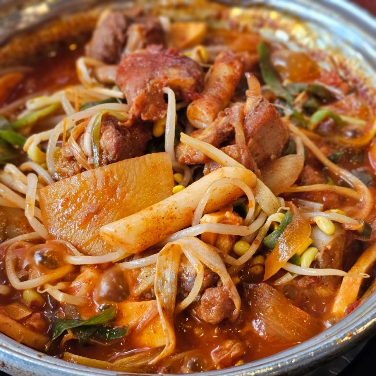 울산 삼산 맛집 한식 갈비찜 땡기는 날 짚신매운갈비찜 삼산점 : 네이버 블로그