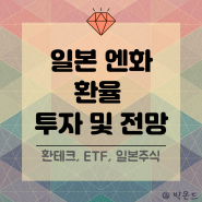 일본 엔화 환율 전망 환전투자 방법 etf 환테크 주식사는법