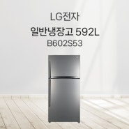 LG전자 일반냉장고 592L B602S53