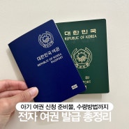 아기 여권 만들기 준비물 전자여권 신청 및 발급 수령방법 총정리