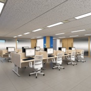 50평 사무실셀프인테리어 스케치업모델링 렌더링 의뢰