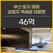 부산 연산동 토지 매매 중앙대로 전속매물 상업지 코너 연산역 부산시청역 역세권