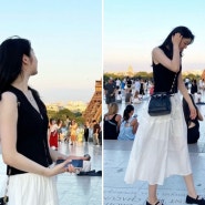 김연아 파리 여행 버킷백 가방 어디꺼 얼마래 Dior