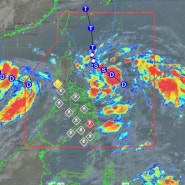 필리핀 세부 보홀 날씨 5호 6호 열대저압부 태풍 격상 예정 및 경로
