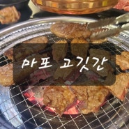 달빛 아래 고기를 굽다 가성비 고깃집 오목교 맛집 마포 고깃간 오목교점에서 저녁 한 끼