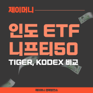 인도 ETF 종목 TIGER 니프티 50, KODEX 인도Nifty50 비교