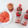건강한 토마토주스 자연은 매일아침 마시고 있어요