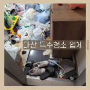 마산 특수청소 원룸 쓰레기집 청소 업체 리뷰