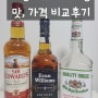 <리뷰> 가성비 위스키 3종 맛, 가격 등 비교 후기 (퀄리티하우스, 에반 윌리엄스, 서 에드워드)