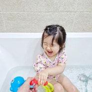 아기 목욕 장난감 유키두 고래 잠수함 샤워기 유아 목욕 놀이