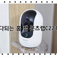 가정용CCTV 추천 가성비 홈카메라 BOTSLAB AI캠 C221
