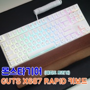 몬스타기어 GUTS X687 RAPID Game Master :: 발로란트에 래피드 트리커 키보드를 사용해 보았다(자석축 키보드)