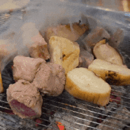 양산 고기 구워주는 집 솔방구리삼겹살 증산 맛집인가?