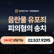 음란물 유포죄 피의혐의 검찰 송치 변호사 상담 선임