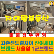 고촌 센트럴자이 잔여세대 김포 미분양 아파트
